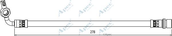 APEC BRAKING Тормозной шланг HOS4125